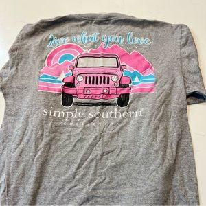 Simply southern long sleeve jeep size medium